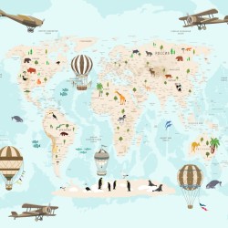 Фотообои Карта K12