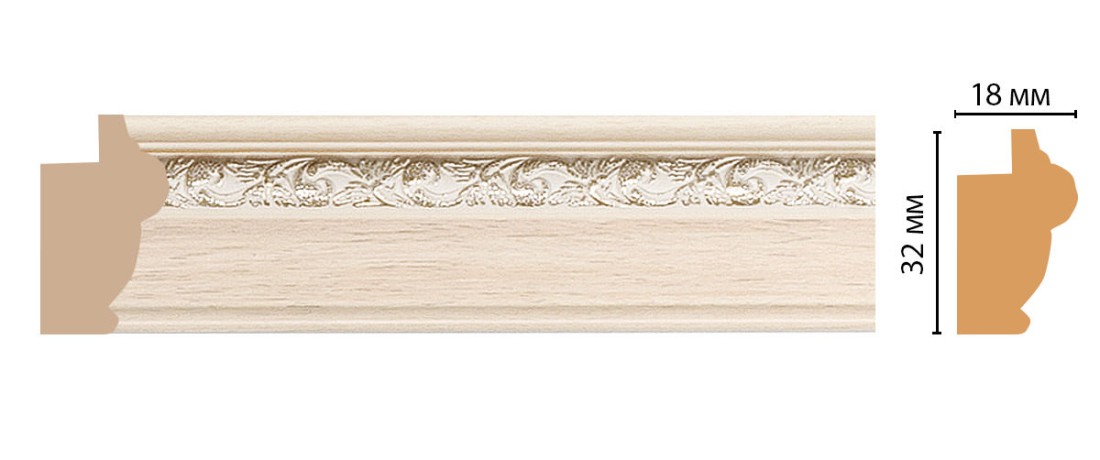 Багет DECOMASTER 534-13 (32*18*2900мм)