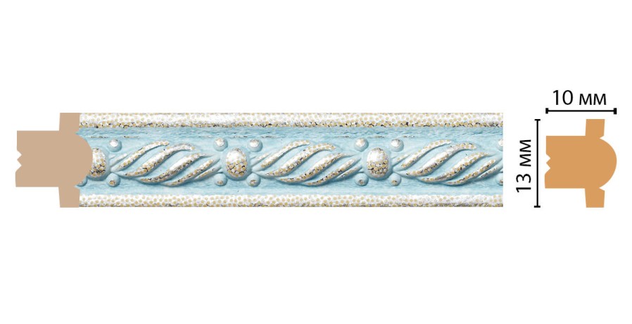 Молдинг DECOMASTER 189-38 (13*10*2400мм)